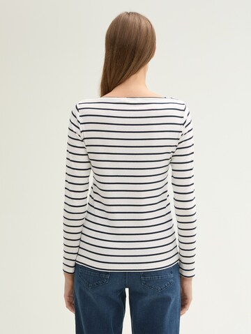 balts TOM TAILOR T-Krekls