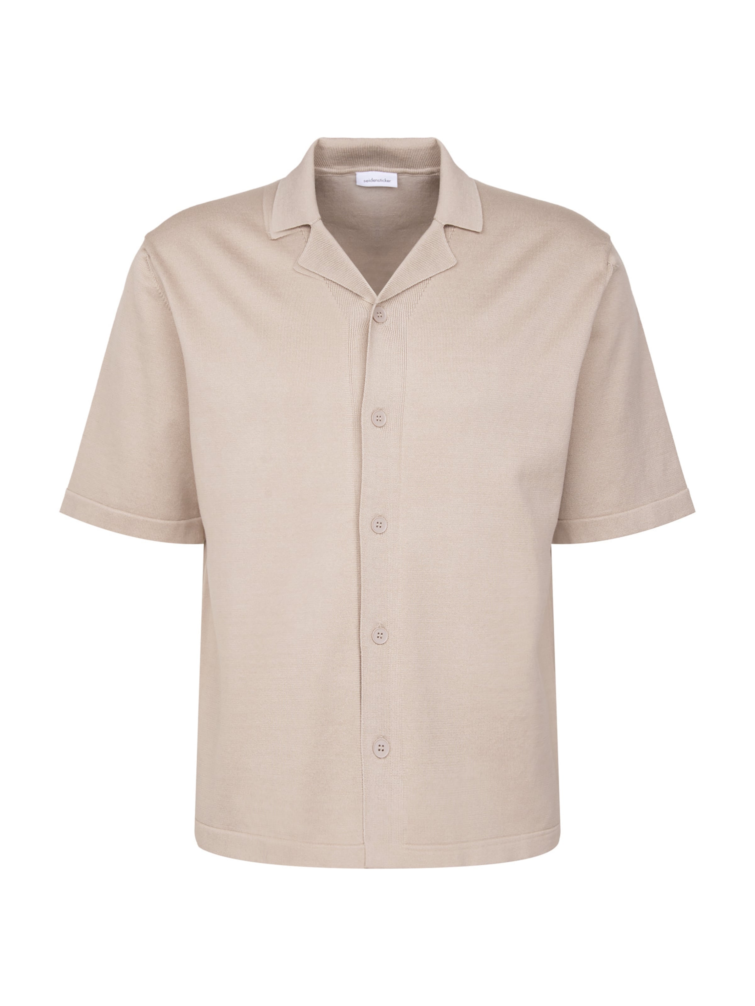 Coupe regular Chemise SEIDENSTICKER en beige : devant