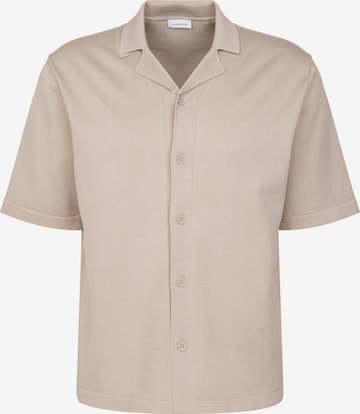 Coupe regular Chemise SEIDENSTICKER en beige : devant