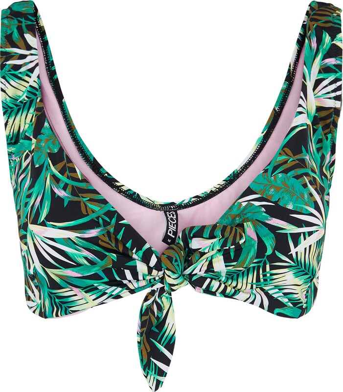 PIECES Bustier Bikinitop 'Viola' in Schwarz PIECES Bustier Bikinitop 'Viola' in Schwarz