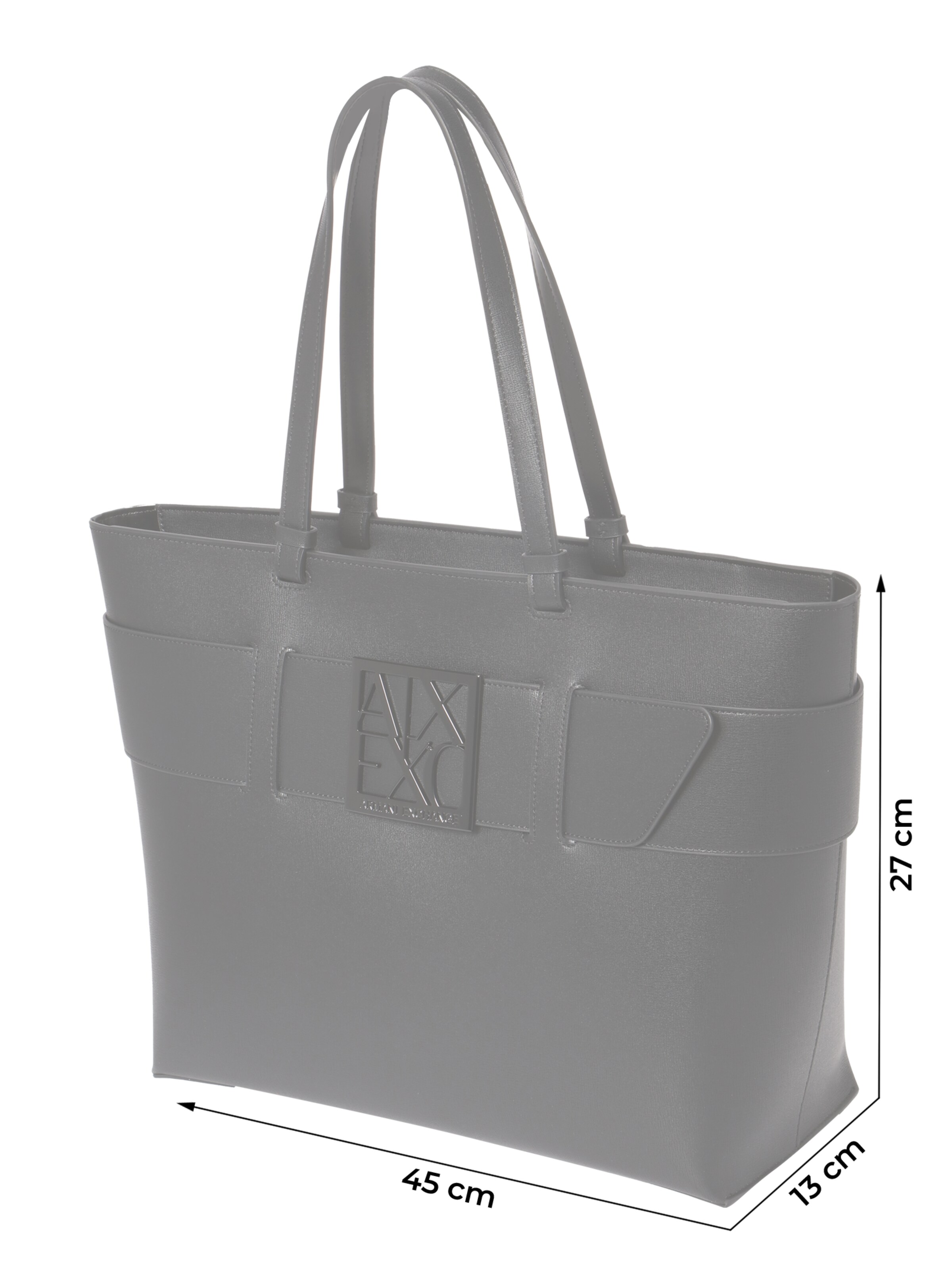 ARMANI EXCHANGE Шоппер в Черный