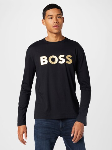 BOSS Green - Camisa 'Togn' em preto: frente