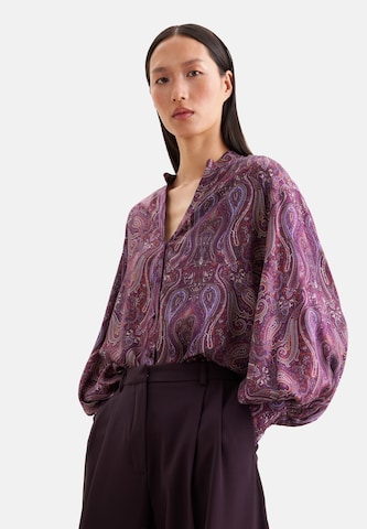 SEIDENSTICKER Blouse in Lila: voorkant