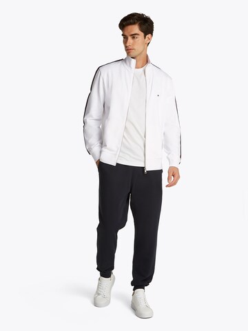 TOMMY HILFIGER Кофта на молнии в Белый