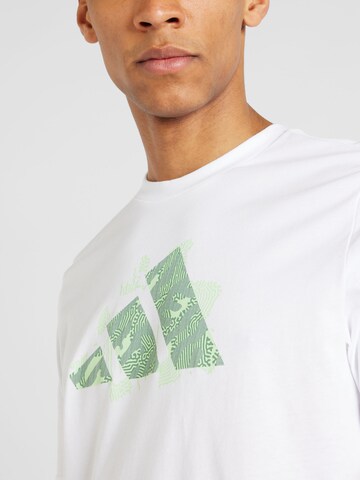 T-Shirt fonctionnel ADIDAS PERFORMANCE en blanc