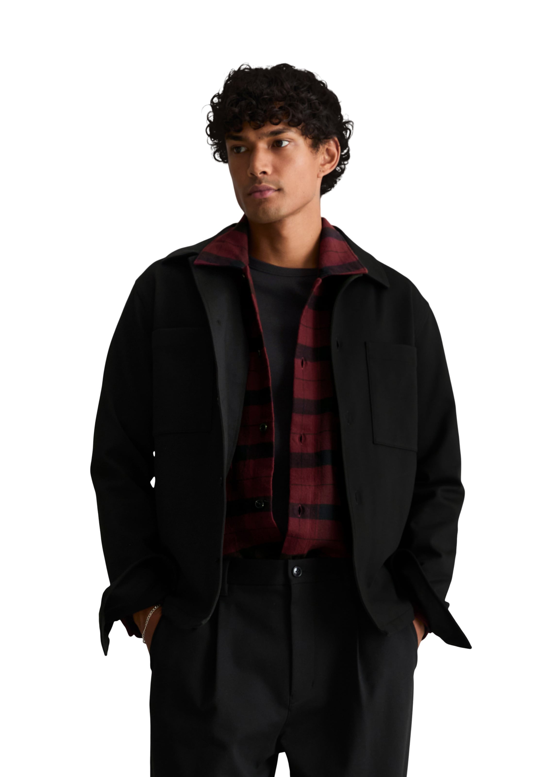 Marc O'Polo DENIM Between-Season Jacket in Black: front