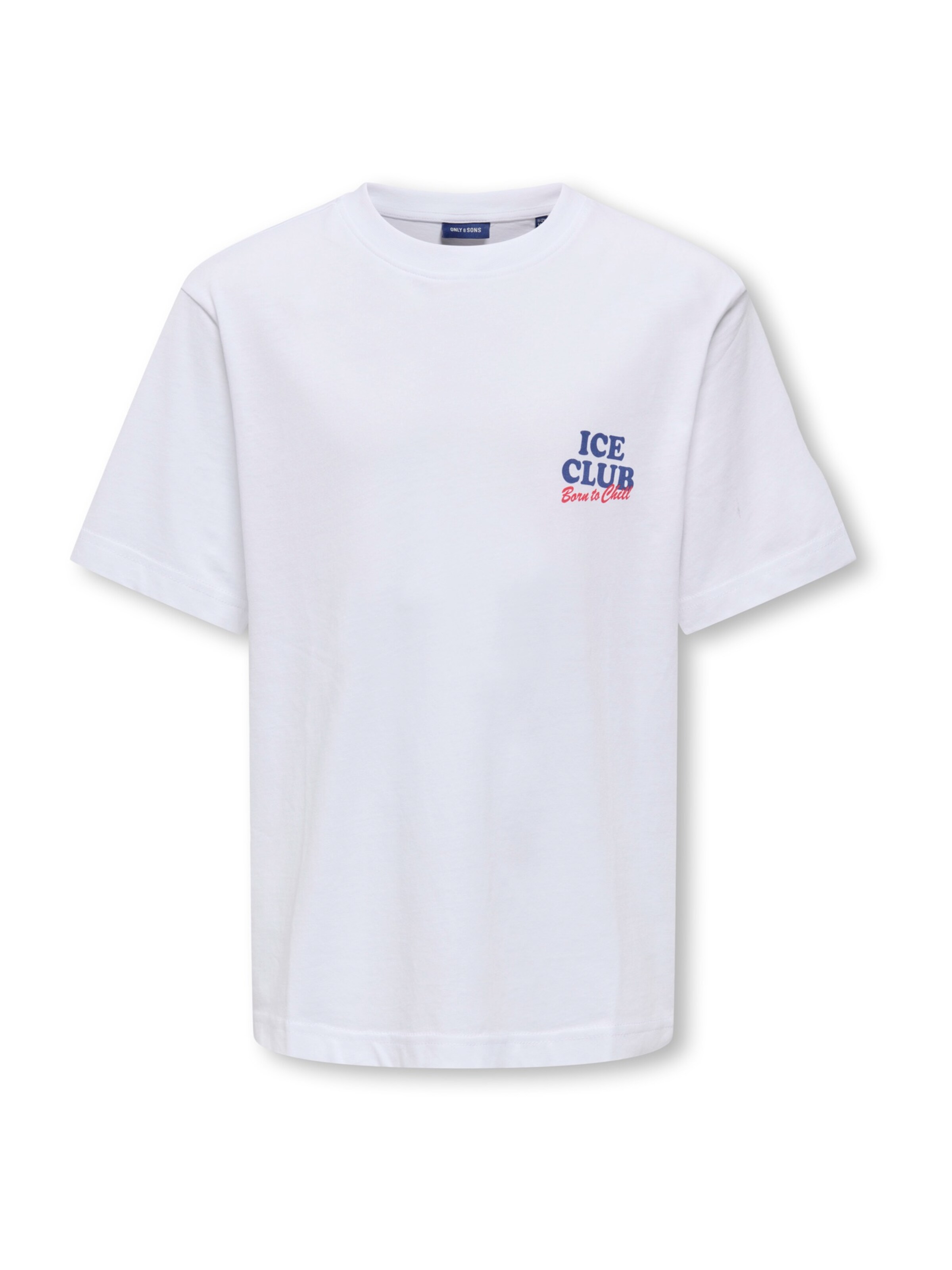 Only & Sons Junior Футболка 'OSJPOPSICELLO' в Белый: спереди