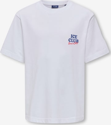 Only & Sons Junior Футболка 'OSJPOPSICELLO' в Белый: спереди