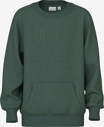 Felpa 'NKMVANOA' di NAME IT in verde: frontale