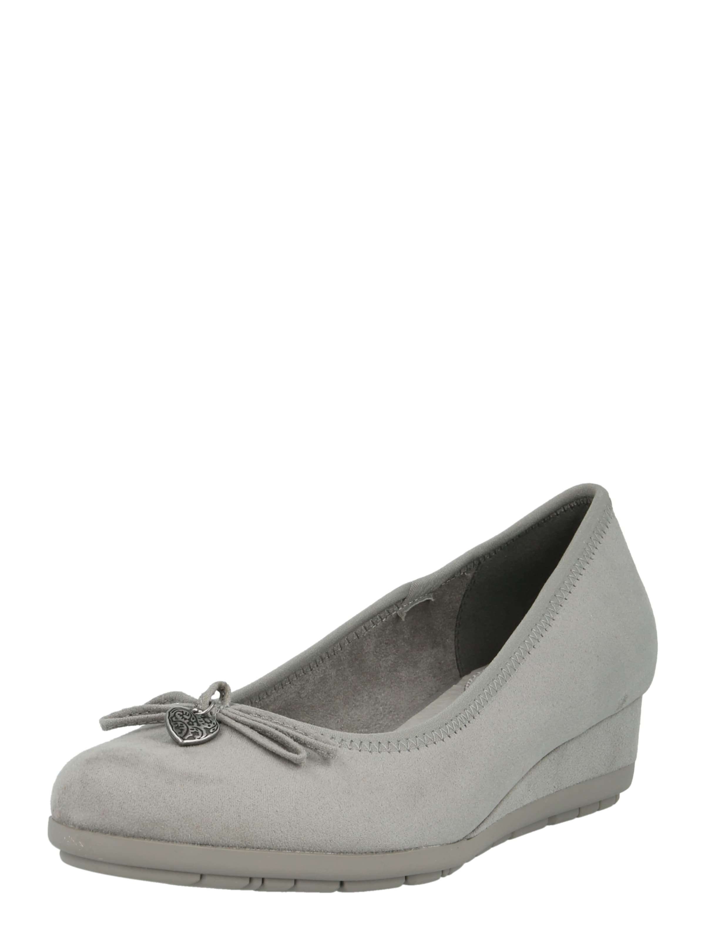 Pumps de la s.Oliver pe gri: față