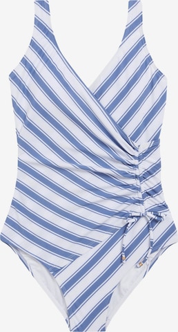 Next - Bustier Traje de baño en azul: frente
