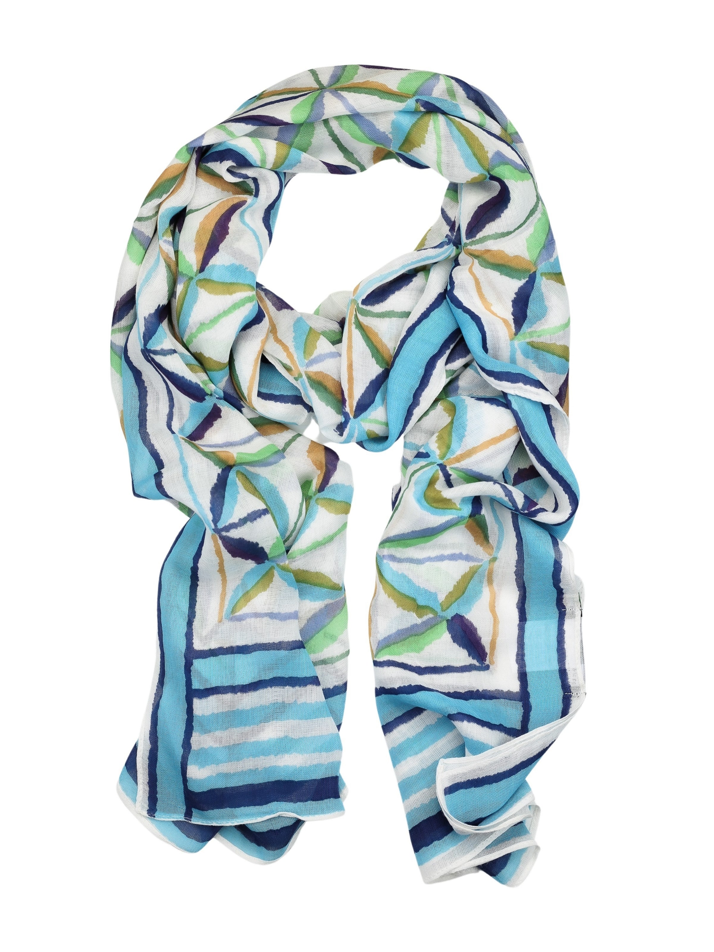 COLLEZIONE ALESSANDRO Scarf 'Mill' in Blue
