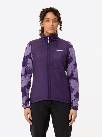 VAUDE Functionele fleece jas 'Minaki' in Lila: voorkant