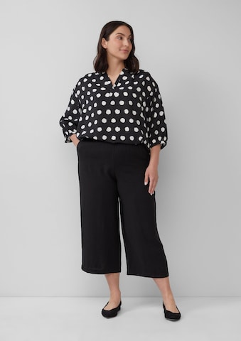 Wide Leg Pantalon s.Oliver en noir