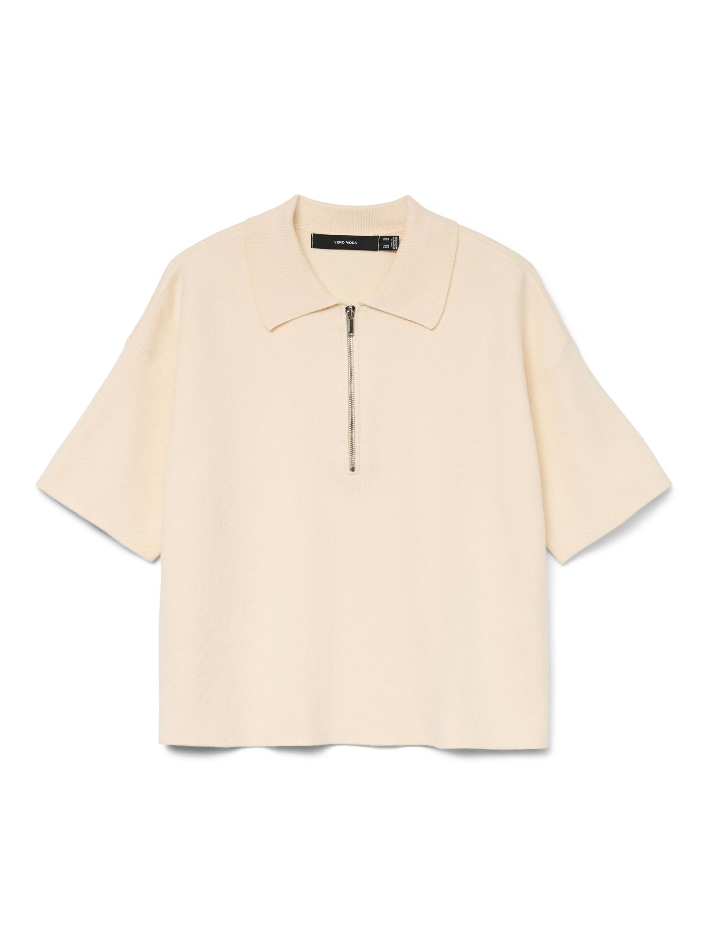 VERO MODA Sweater 'VMGold' in White: front