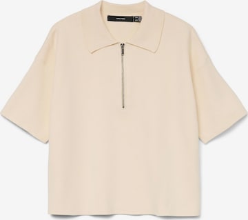 VERO MODA Pullover 'VMGold' i hvid: forside