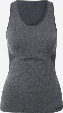 Hummel Sports Top in Grey: front