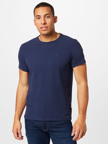 BLEND T-Shirt 'Dinton' in Blau: predná strana