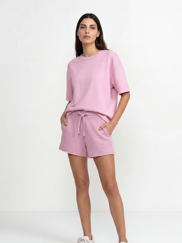 Rich & Royal Regular Shorts in Pink: Vorderseite