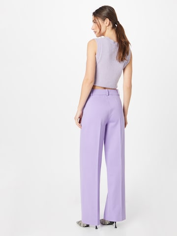 ESPRIT - Loosefit Pantalón de pinzas en lila