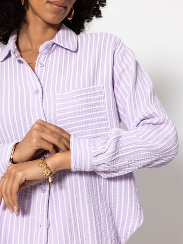 SASSYCLASSY Bluse‌‌‌‌‌‌‌‌‌ in Lila