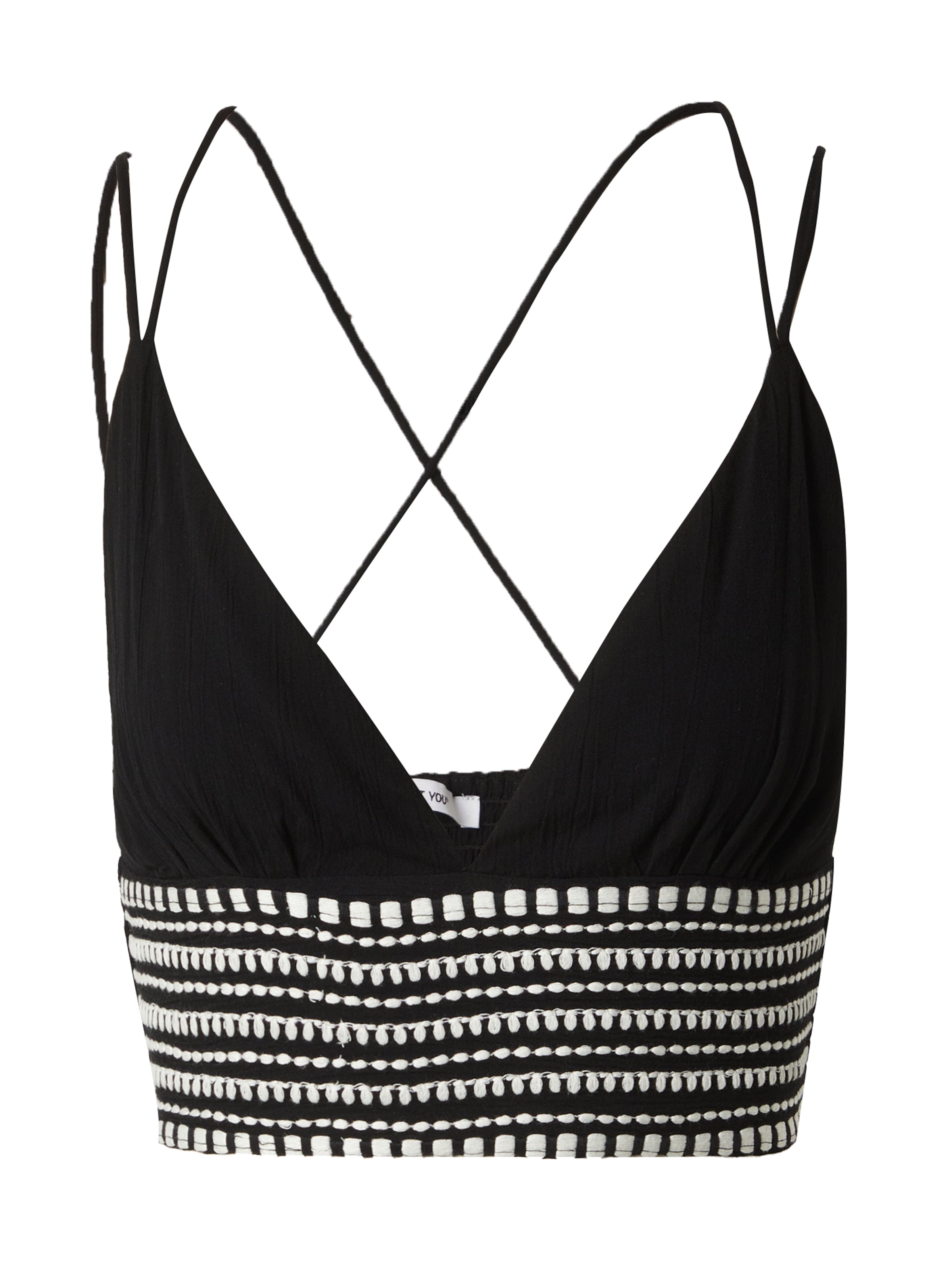 ABOUT YOU Top 'Asta' in Schwarz: Vorderseite