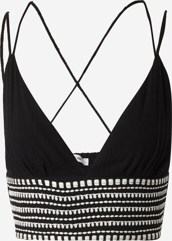 ABOUT YOU Top 'Asta' in Black: front