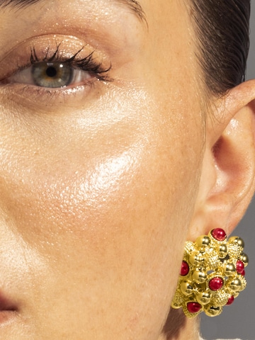 Orecchini 'Xiglor' di Luxenter in rosso