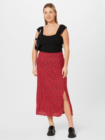 Trendyol Curve Skirt in Red