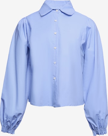 Chemisier faina en bleu : devant