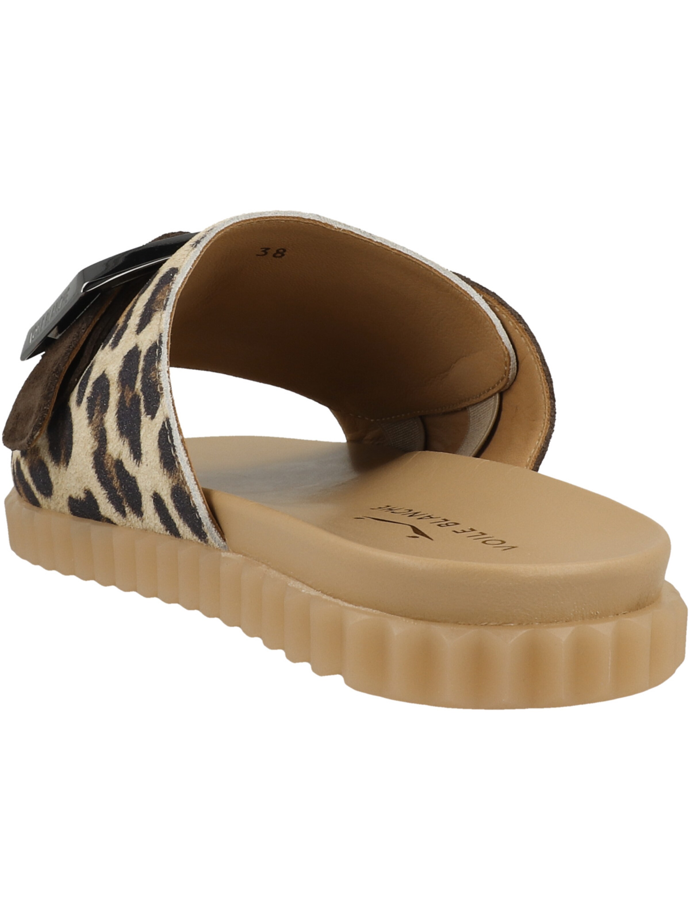 Mule 'Frankie' Voile blanche en beige