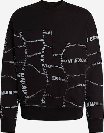 Sweat-shirt ARMANI EXCHANGE en noir : devant