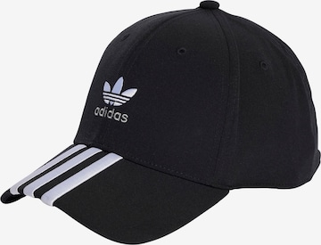 Casquette 'Classic' ADIDAS ORIGINALS en noir : devant