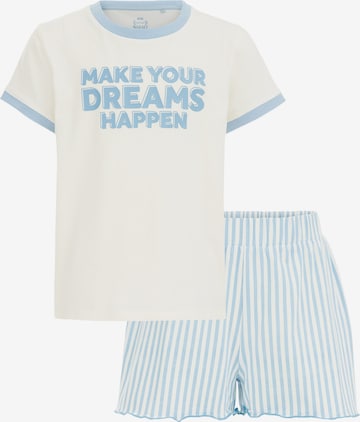 WE Fashion Pajamas in Blue: front