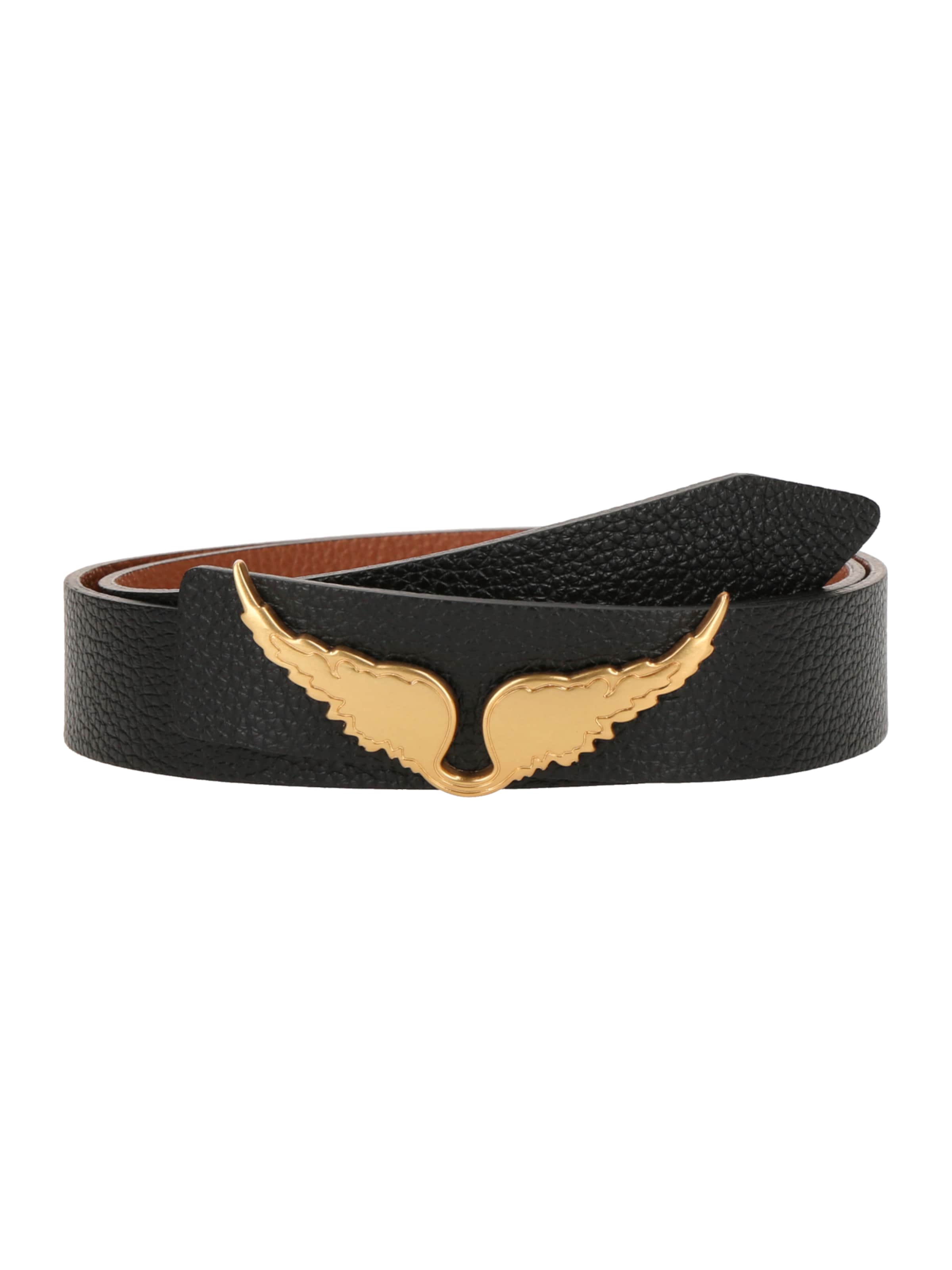 Zadig & Voltaire Belt 'ROCK' in Black: front