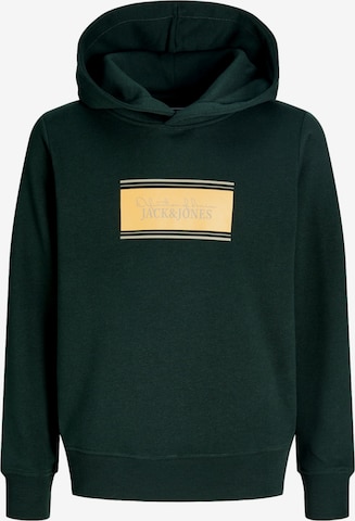 Jack & Jones Junior Sweatshirt 'JJBuster' i grön: framsida