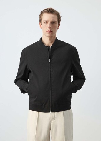 MANGO MAN Between-Season Jacket 'Nasta' in Black: front