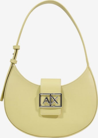 Sac bandoulière ARMANI EXCHANGE en jaune : devant