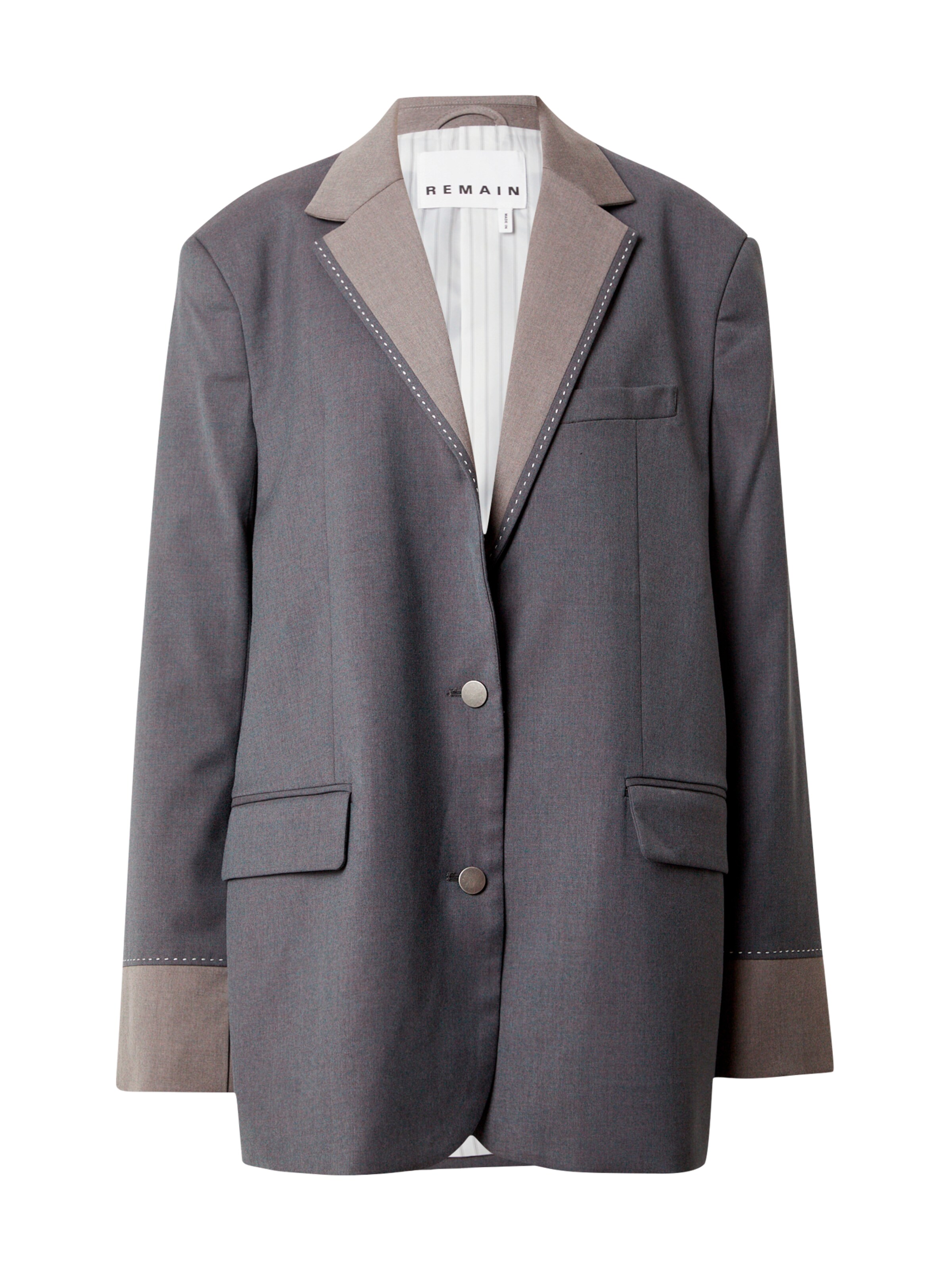 REMAIN Μπλέιζερ σε γκρι: μπροστά