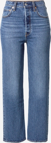 LEVI'S Regular Jeans "RIBCAGE STRAIGHT ANKLE BLACKS" in Blau: predná strana