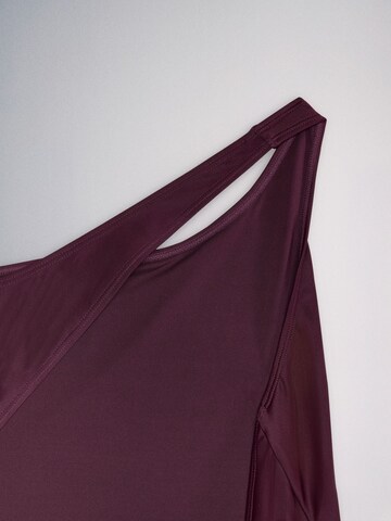 The Set T-Shirt Badeanzug in Grau