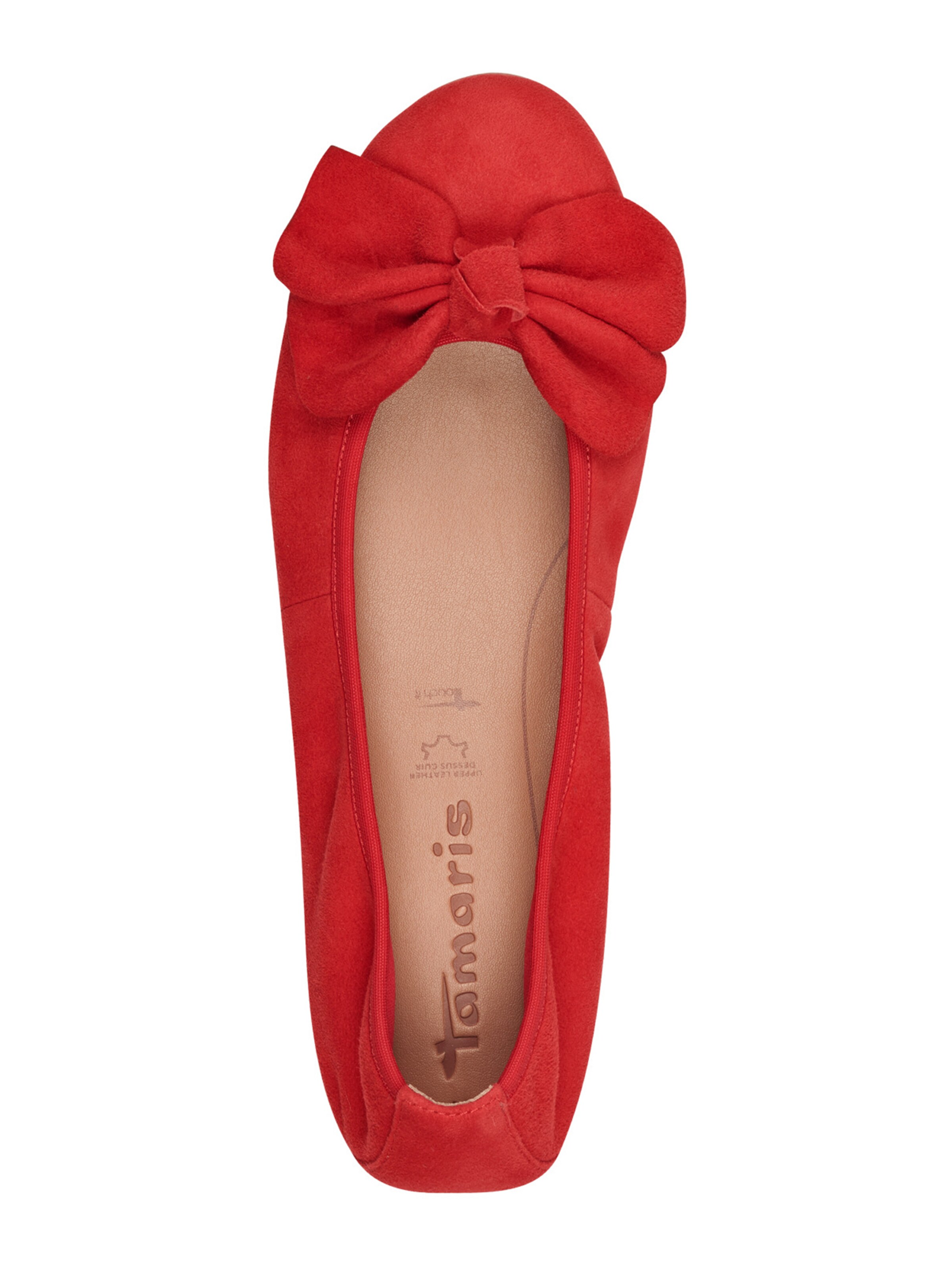 Tamaris Ballerinasko i rød