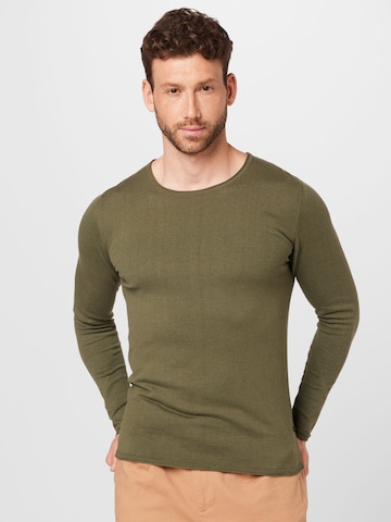 Matinique - Jersey 'Tristone' en verde: frente