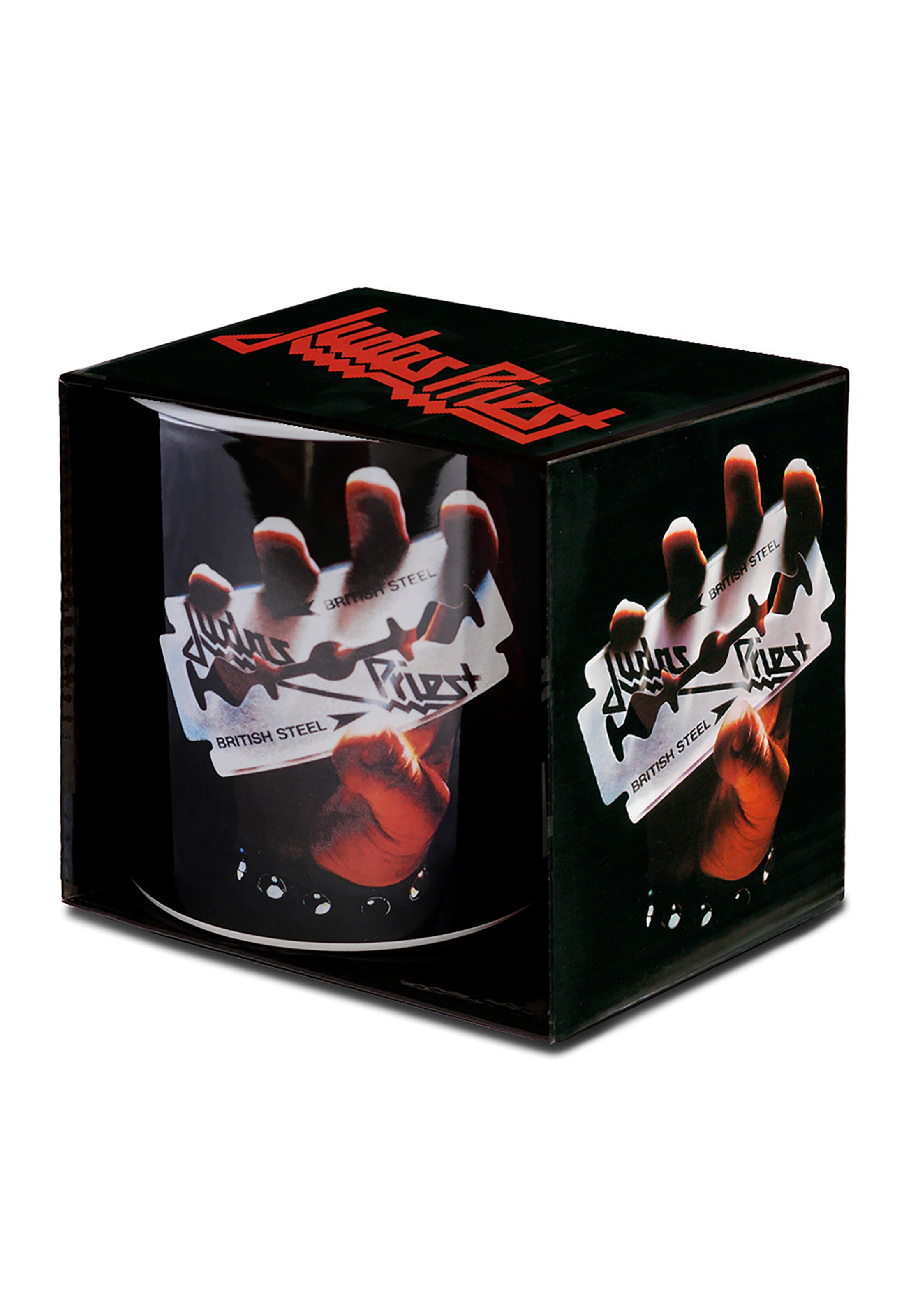 LOGOSHIRT Kop 'Judas Priest - British Steel' in Gemengde kleuren