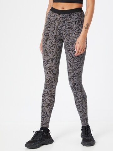 Soft Rebels Skinny Leggings 'Evelyn' - szürke: elől