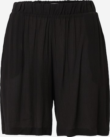 ICHI Loose fit Trousers in Black: front