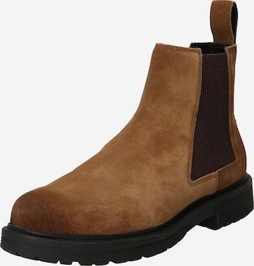 Bottes 'ALABHAMA' DIESEL en marron : devant