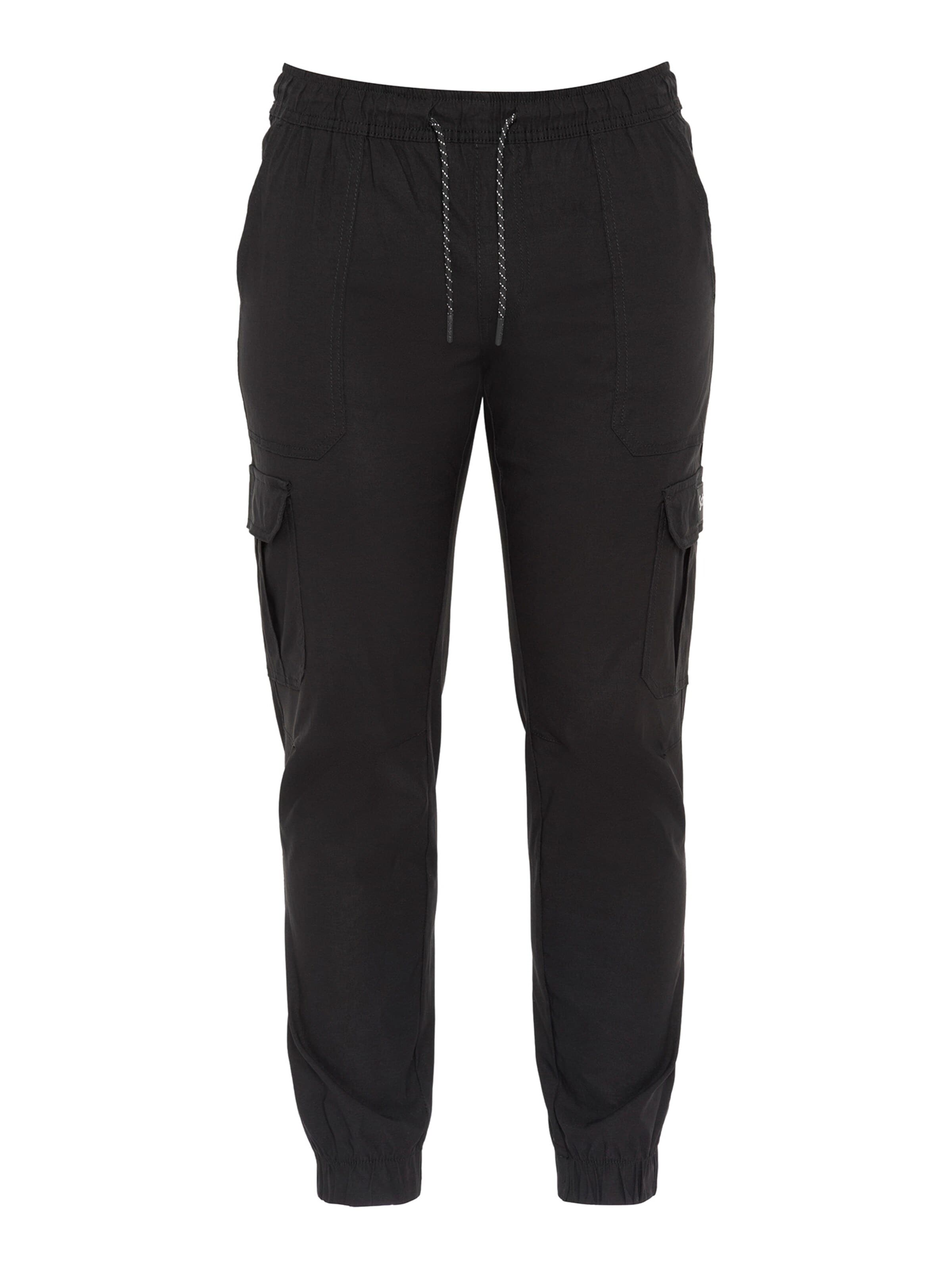 Regular Pantalon Schott NYC en noir : devant