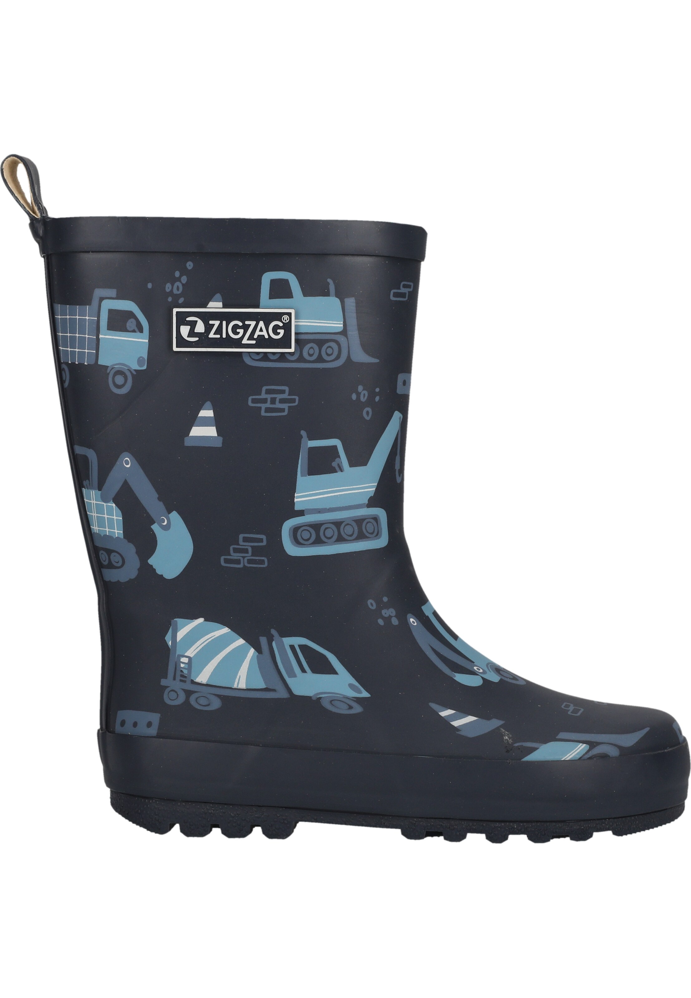 ZigZag Regenlaarzen 'Gemus' in Blauw