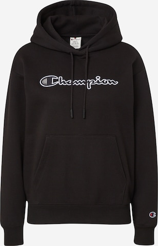 Champion Authentic Athletic Apparel Sweatshirt in Black: front